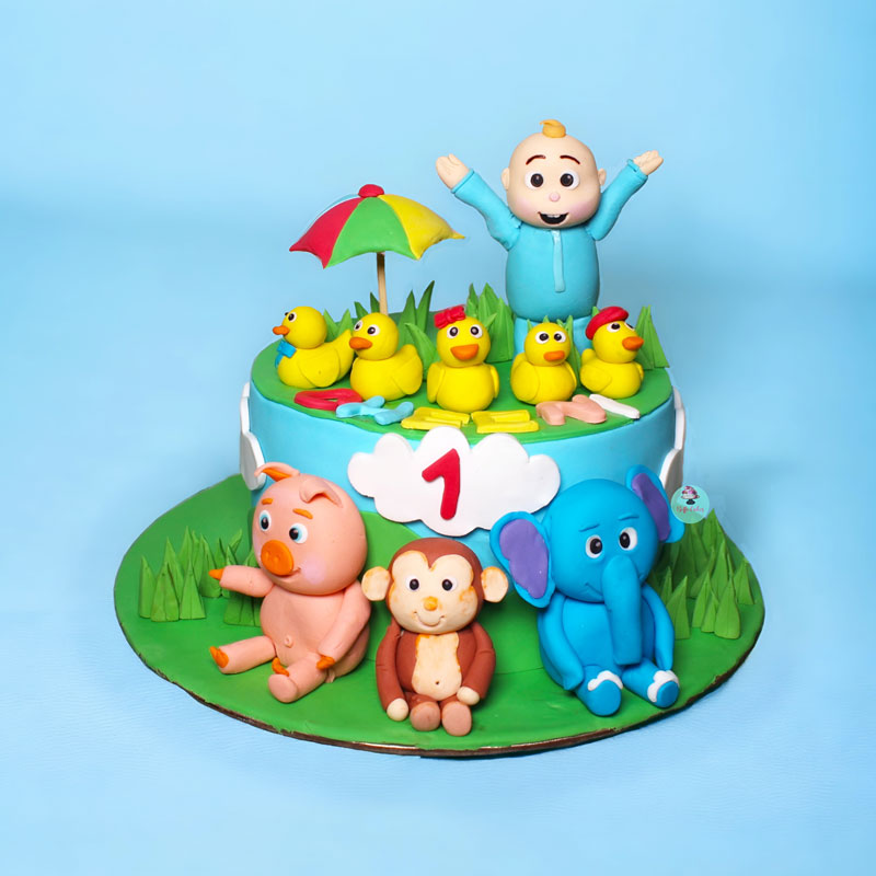 Playful Coco Melon Theme Cake